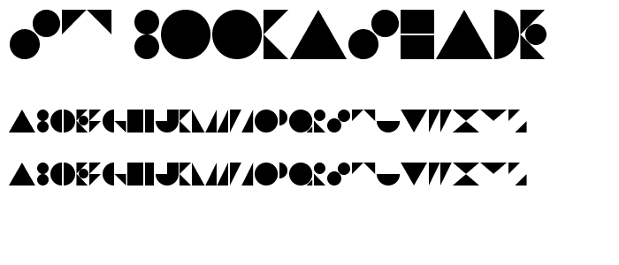 St Bookashade font